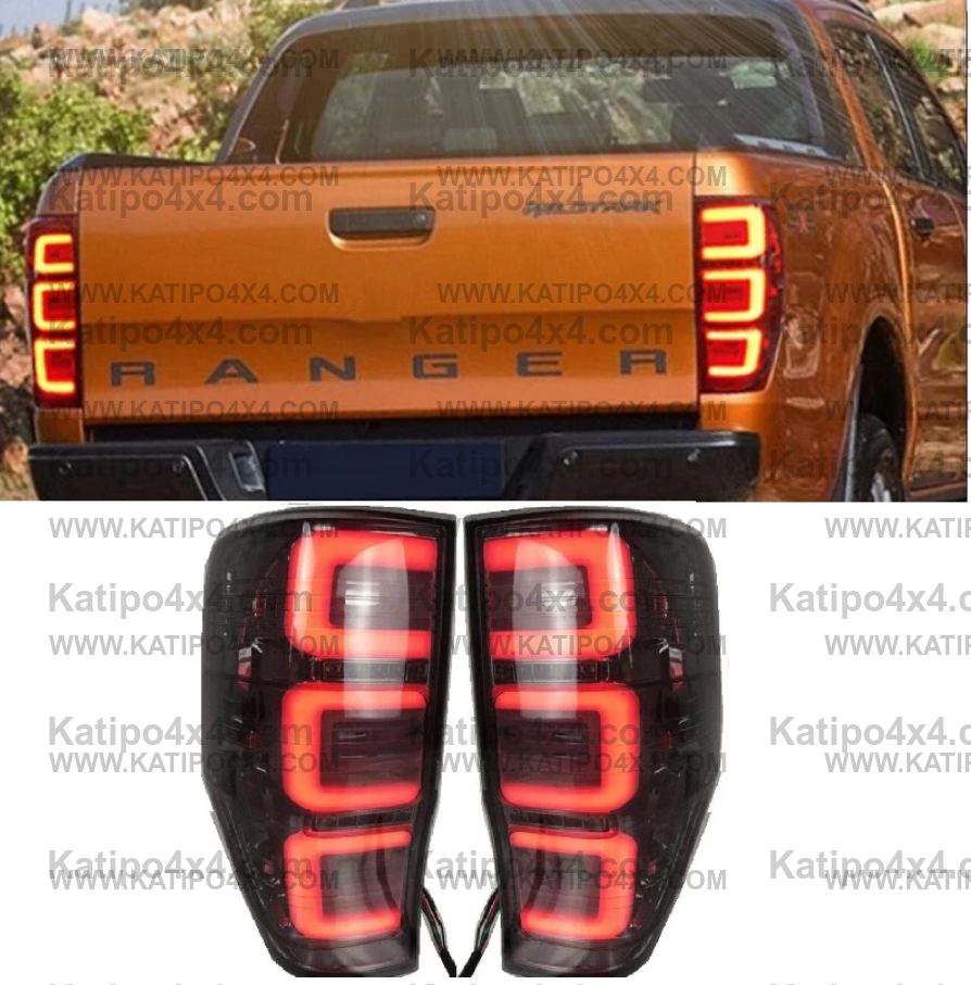 FORD RANGER & RAPTOR / LED REAR TAIL LIGHTS, TYPE - MARVEL ( FREE WORLDWIDE SHIPPING )