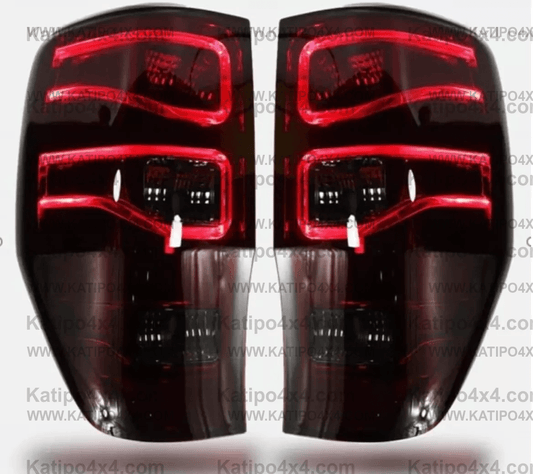 FORD RANGER & RAPTOR / LED REAR TAIL LIGHTS, TYPE - ALIEN ( FREE WORLDWIDE SHIPPING )