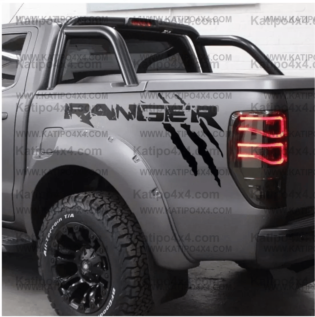 FORD RANGER & RAPTOR / LED REAR TAIL LIGHTS, TYPE - ALIEN ( FREE WORLDWIDE SHIPPING )