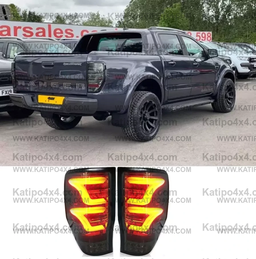 FORD RANGER & RAPTOR / LED REAR TAIL LIGHTS, TYPE - BLADE RUNNER ( FREE WORLDWIDE SHIPPING )