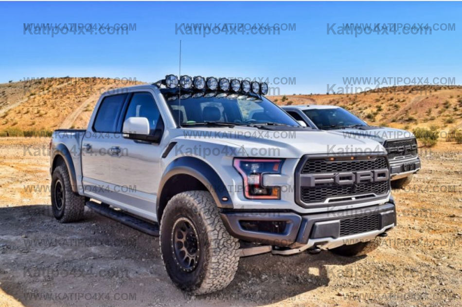 Bracket Set - 57" Pro6 Gravity® LED - Overhead Mount - Pair - for 15-20 Ford F150 / Raptor