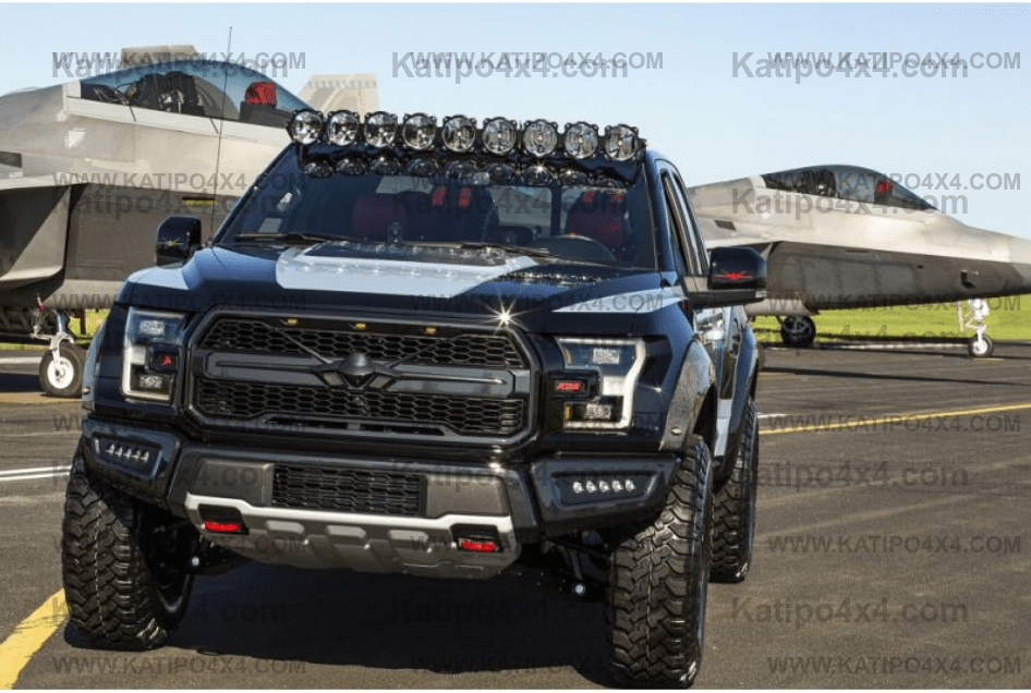 Bracket Set - 57" Pro6 Gravity® LED - Overhead Mount - Pair - for 15-20 Ford F150 / Raptor