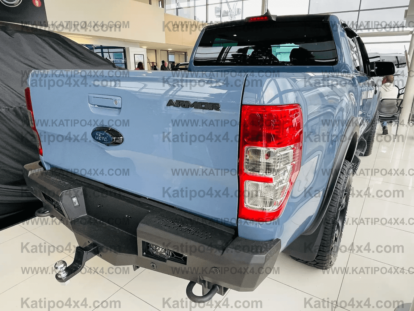 FORD RANGER - V.1  REAR BAR 3.5t Towing (2012-2022) N.Z ONLY