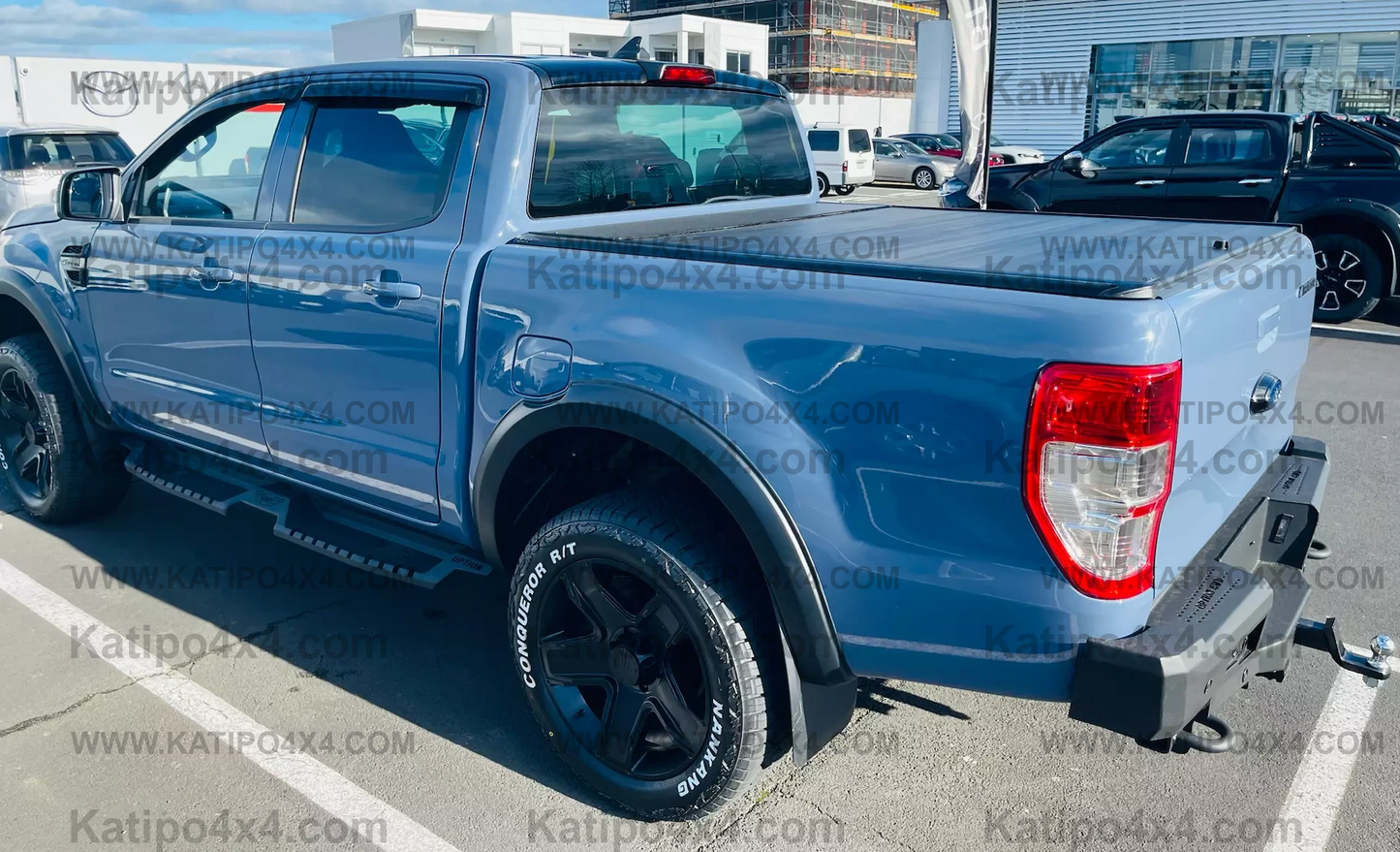 FORD RANGER - V.1  REAR BAR 3.5t Towing (2012-2022) N.Z ONLY