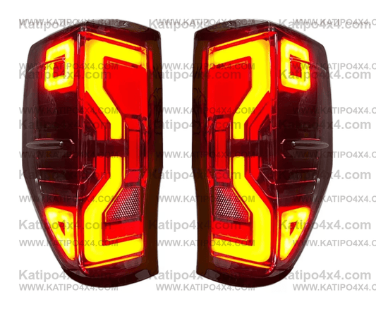 FORD RANGER / RAPTOR / LED REAR TAIL LIGHTS, TYPE - TRON (2012-2022) ( FREE WORLDWIDE SHIPPING )