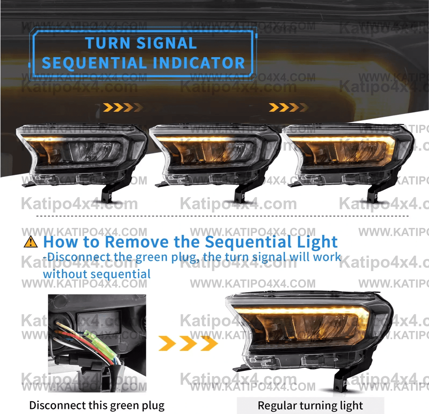 ( ROAD LEGAL LED HEADLIGHTS  ) FORD RANGER, EVEREST & RAPTOR (2015-2022) - ( FREE WORLD WIDE SHIPPING )