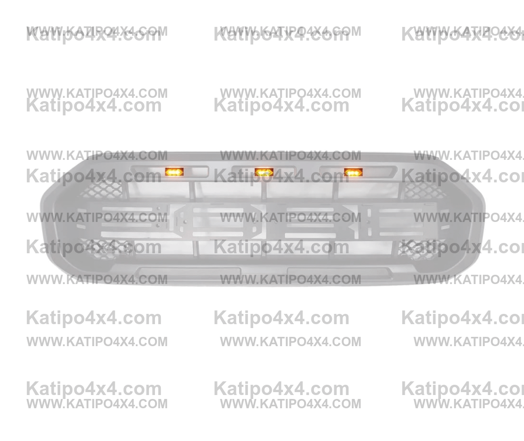 FORD RANGER RAPTOR GRILL - AMBER RUNNING LIGHTS ( F-150 STYLE ) ( FREE WORLDWIDE SHIPPING )