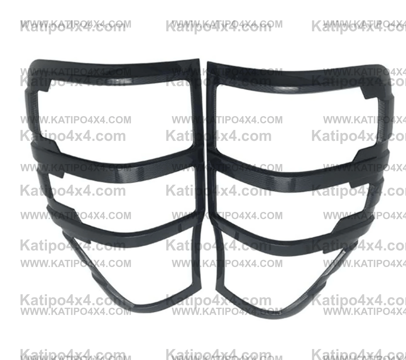 Carbon Fiber Colour tail light cover rear lamp cover for Ford Ranger & Raptor 2012-2022