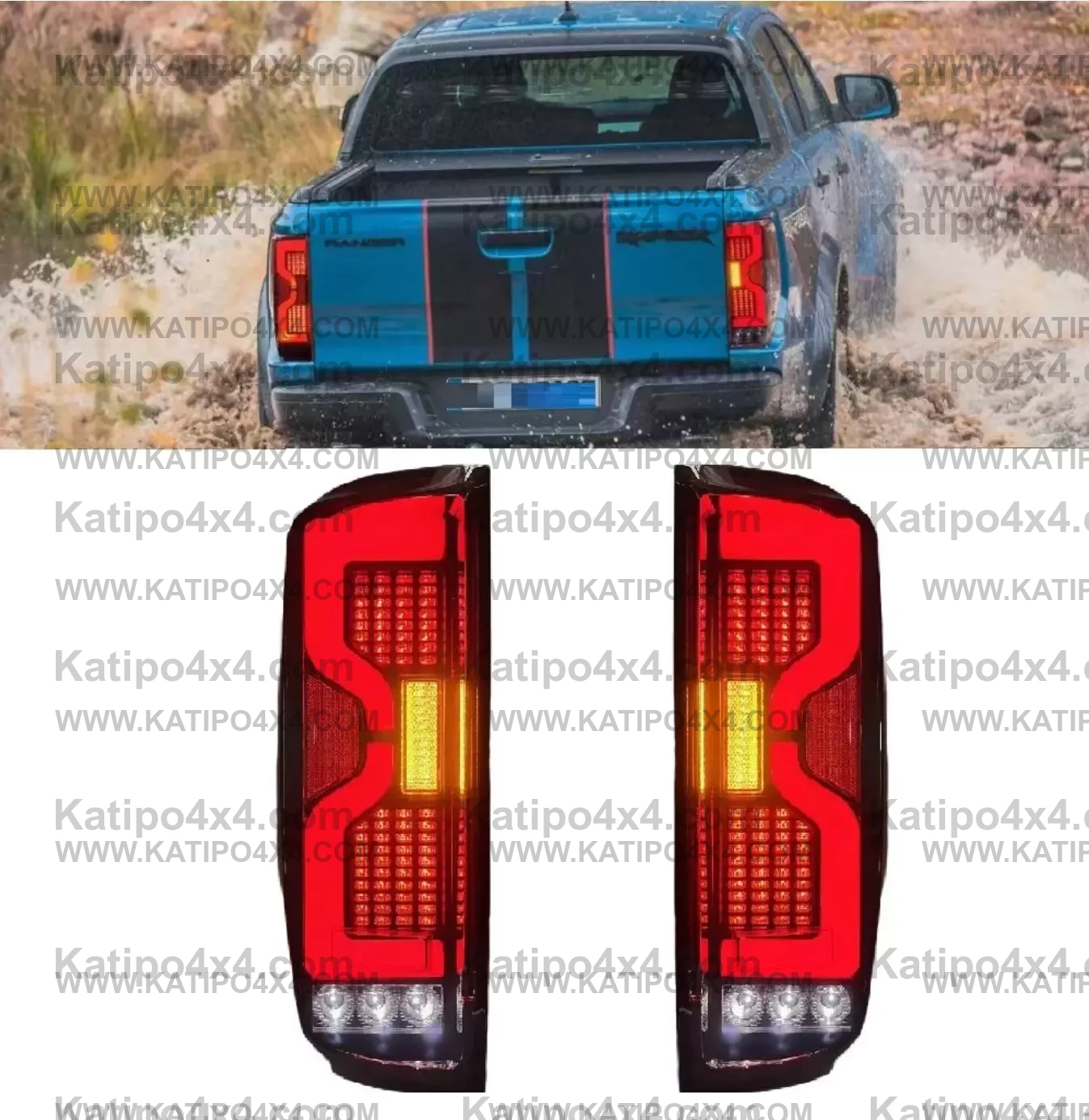 FORD RANGER & RAPTOR REAR LED TAIL LIGHT - TYPE NEXT-GEN (2012-2022) ( FREE WORLDWIDE SHIPPING )