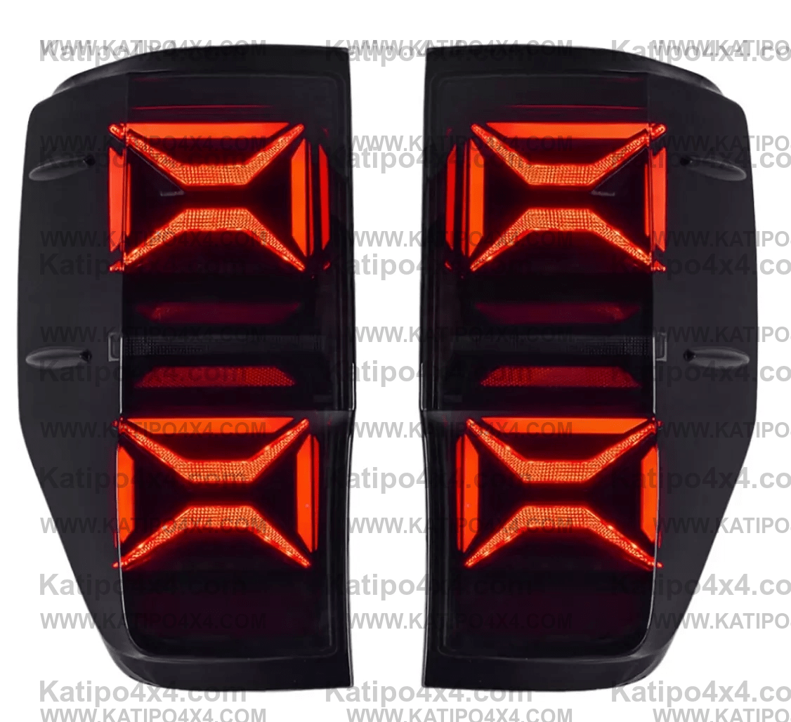FORD RANGER & RAPTOR / LED REAR TAIL LIGHTS, TYPE - X-MEN (2012-2022) ( FREE WORLDWIDE SHIPPING )