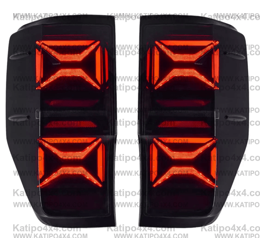 FORD RANGER & RAPTOR / LED REAR TAIL LIGHTS, TYPE - X-MEN (2012-2022) ( FREE WORLDWIDE SHIPPING )