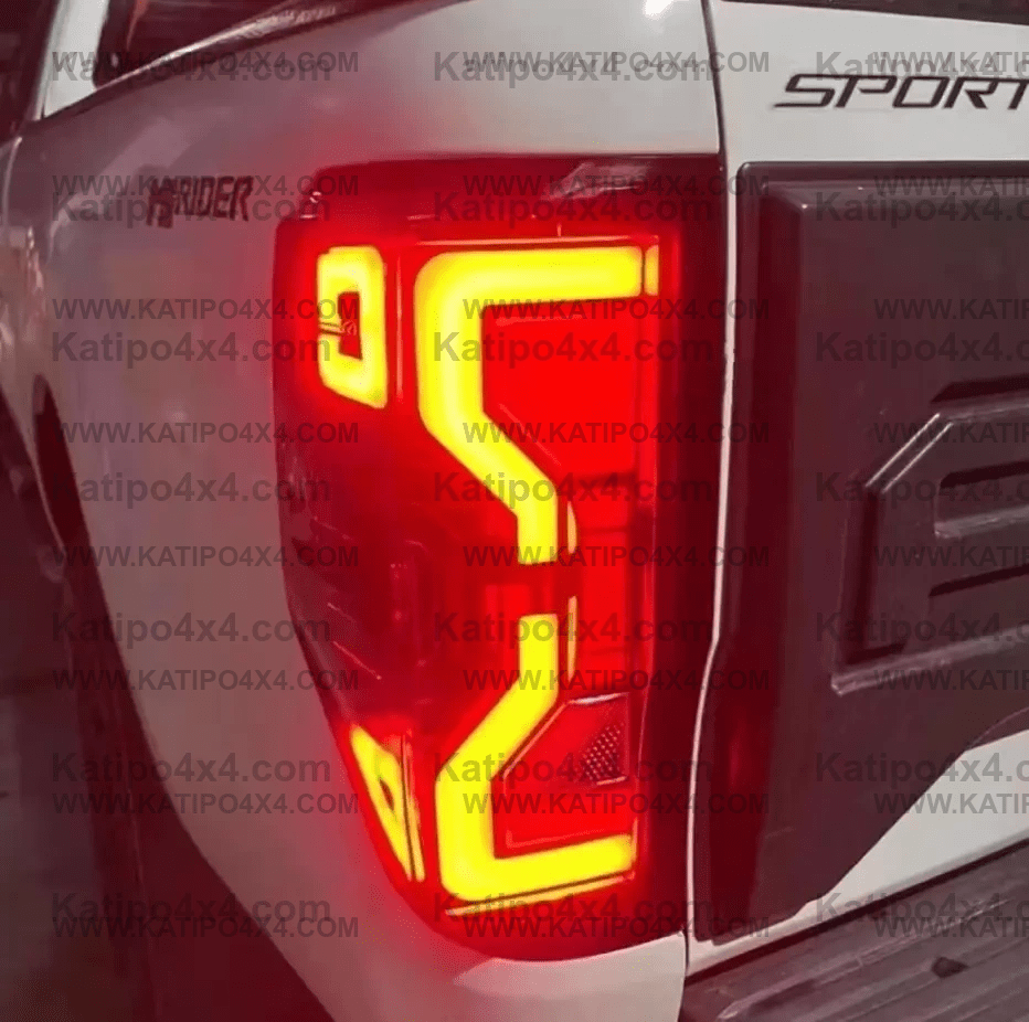 FORD RANGER / RAPTOR / LED REAR TAIL LIGHTS, TYPE - TRON (2012-2022) ( FREE WORLDWIDE SHIPPING )