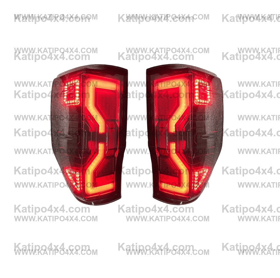 FORD RANGER / RAPTOR / LED REAR TAIL LIGHTS, TYPE - TRON (2012-2022) ( FREE WORLDWIDE SHIPPING )