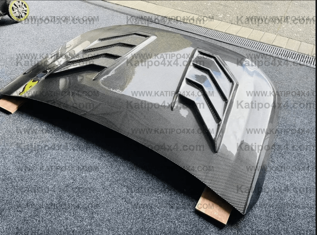 FORD RANGER, EVEREST & RAPTOR  CARBON BONNET, TYPE - MARKO (2015-2022) N.Z ONLY