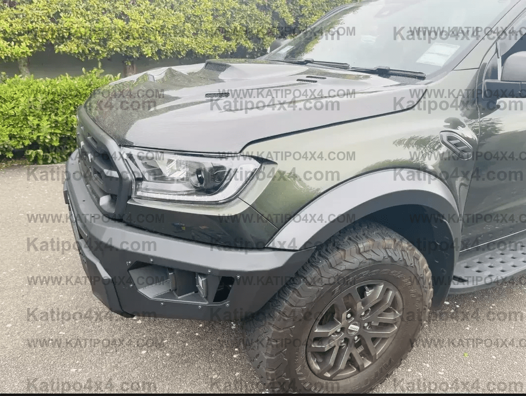 FORD RANGER, EVEREST & RAPTOR  CARBON BONNET, TYPE - STINGER WITH SCOOP (2015-2022) WORLDWIDE SHIPPING