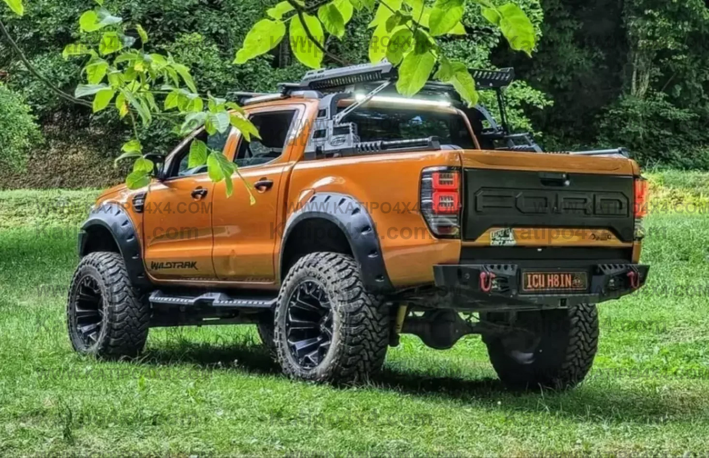 OPTION4WD - FORD RANGER & RAPTOR & BT-50 V.2 SIDE STEPS (2012-2023+)