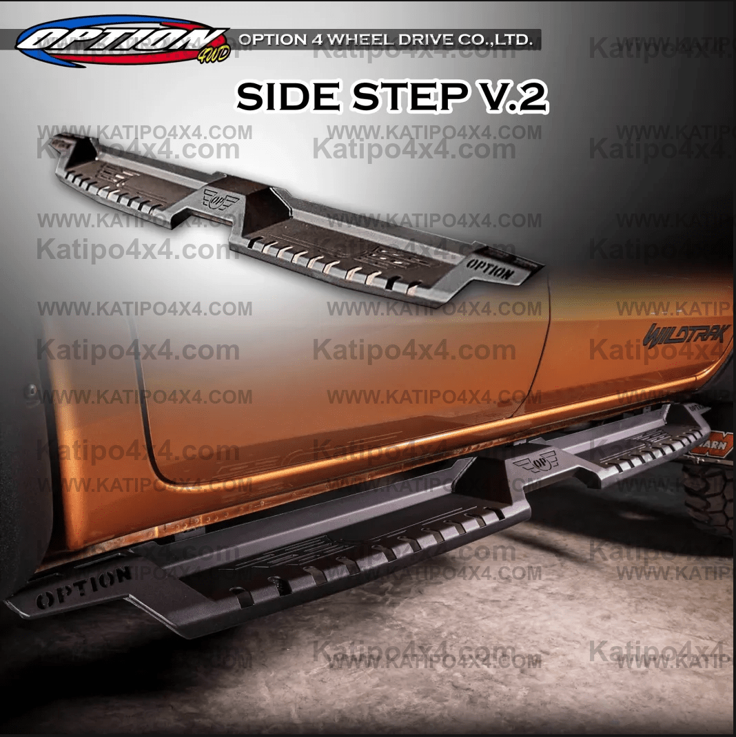 OPTION4WD - FORD RANGER & RAPTOR & BT-50 V.2 SIDE STEPS (2012-2023+)