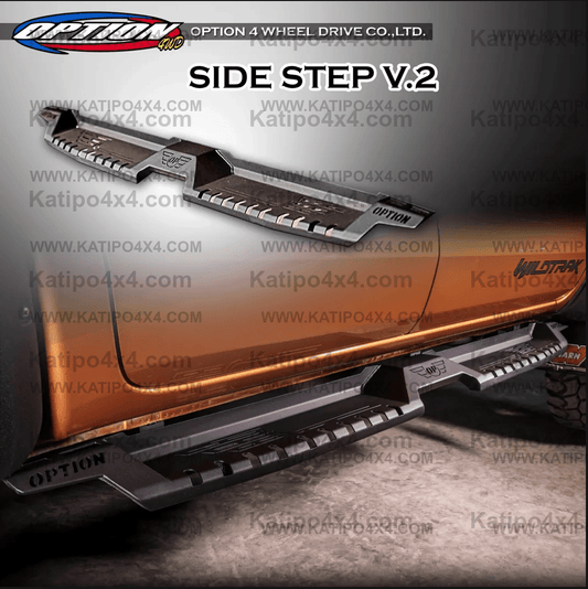 OPTION4WD - FORD RANGER & RAPTOR & BT-50 V.2 SIDE STEPS (2012-2023+)