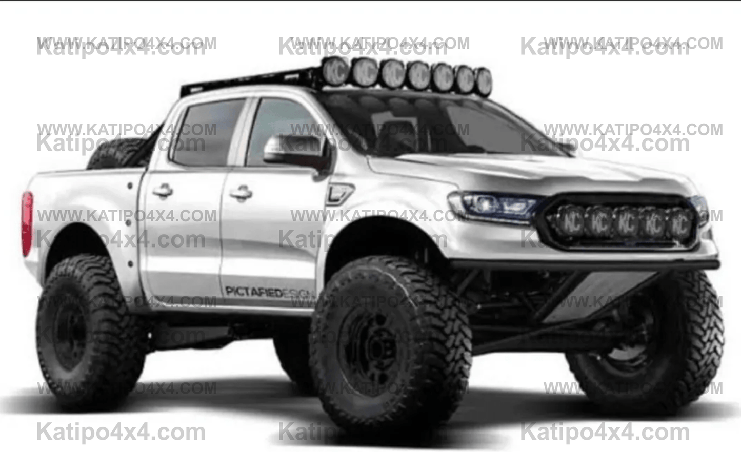 FORD RANGER, RAPTOR 2012-2025+ Katipō 4x4 Web-RACK ( RACK ONLY )