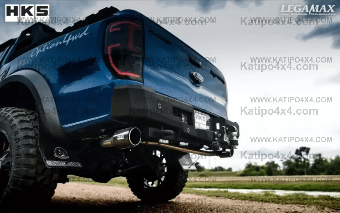 HKS DUAL EXIT RAPTOR, LEGAMAX MUFFLER EXHAUST (2018-2022)