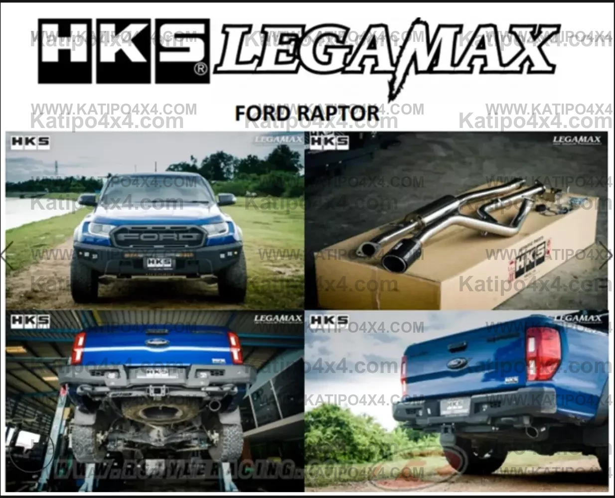 HKS SINGLE EXIT RAPTOR, LEGAMAX MUFFLER EXHAUST (2018-2022)