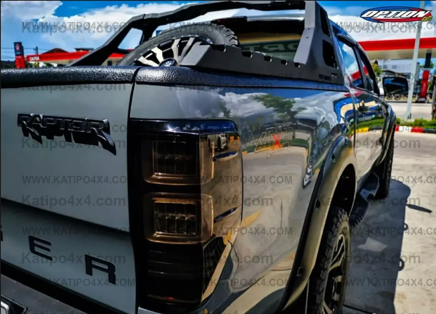 OPTION4WD - SPARE WHEEL HOLDER RACK ( UNIVERSAL )