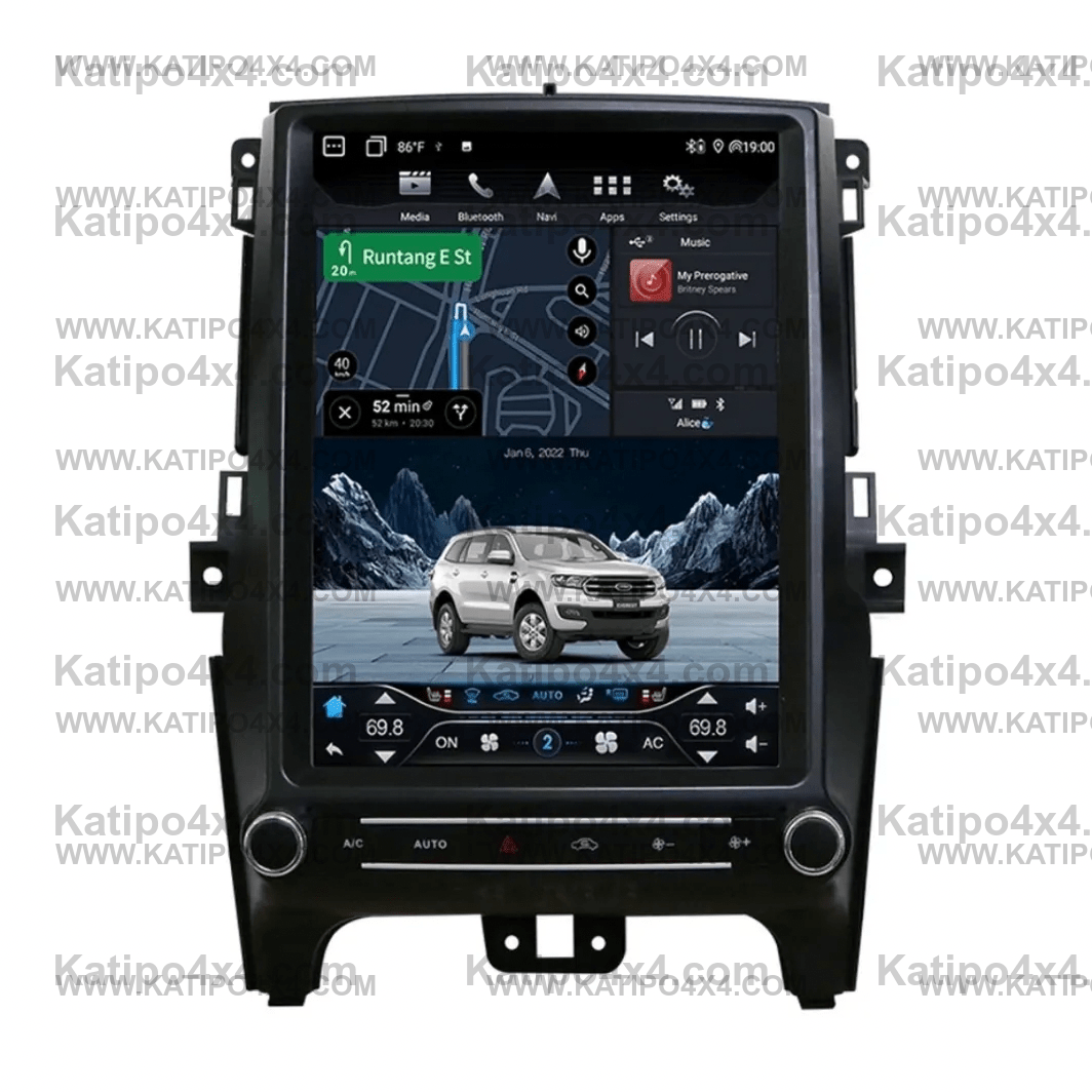 13in For Ford Everest, Ranger& Raptor Car Multimedia Player with Tesla Touch Screen ( 2015-2022) - ( FREE WORLD WIDE SHIPPING )