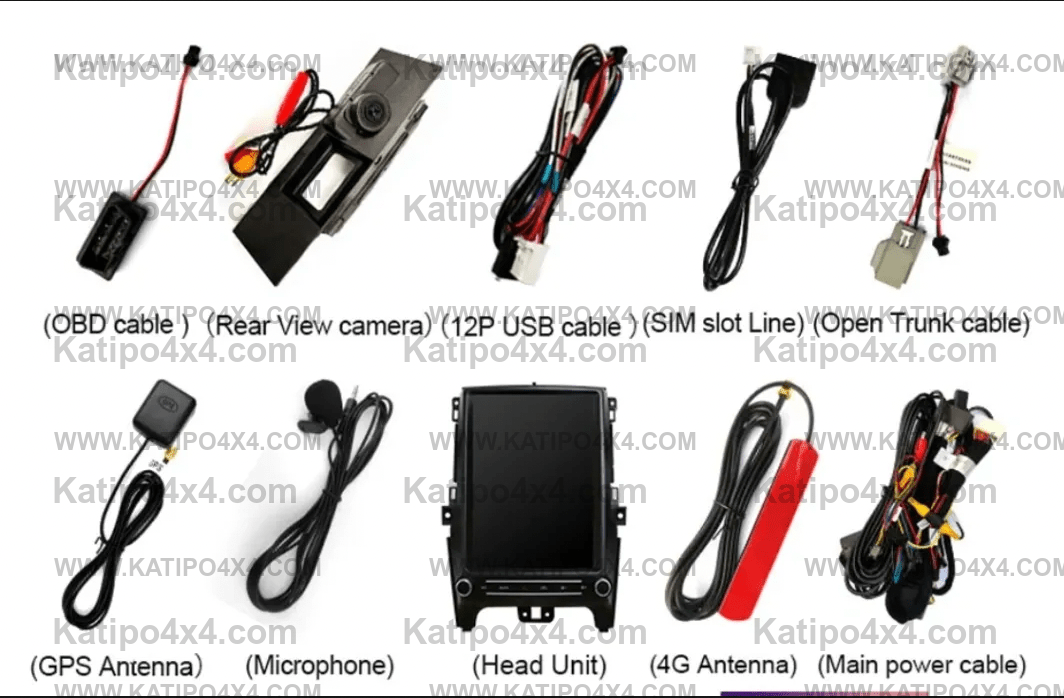 13in For Ford Everest, Ranger& Raptor Car Multimedia Player with Tesla Touch Screen ( 2015-2022) - ( FREE WORLD WIDE SHIPPING )