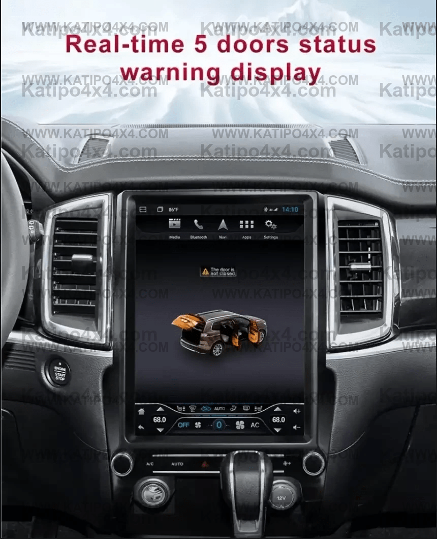 13in For Ford Everest, Ranger& Raptor Car Multimedia Player with Tesla Touch Screen ( 2015-2022) - ( FREE WORLD WIDE SHIPPING )
