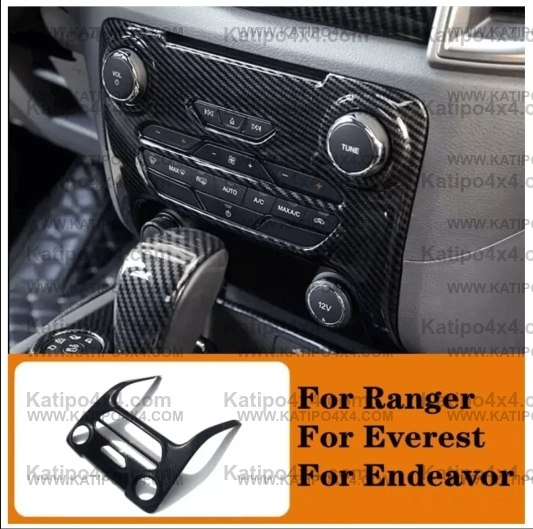 Carbon fiber interior kit decorative panel fit for Ford Ranger Everest (2015-2019) ( FREE WORLDWIDE SHIPPING )