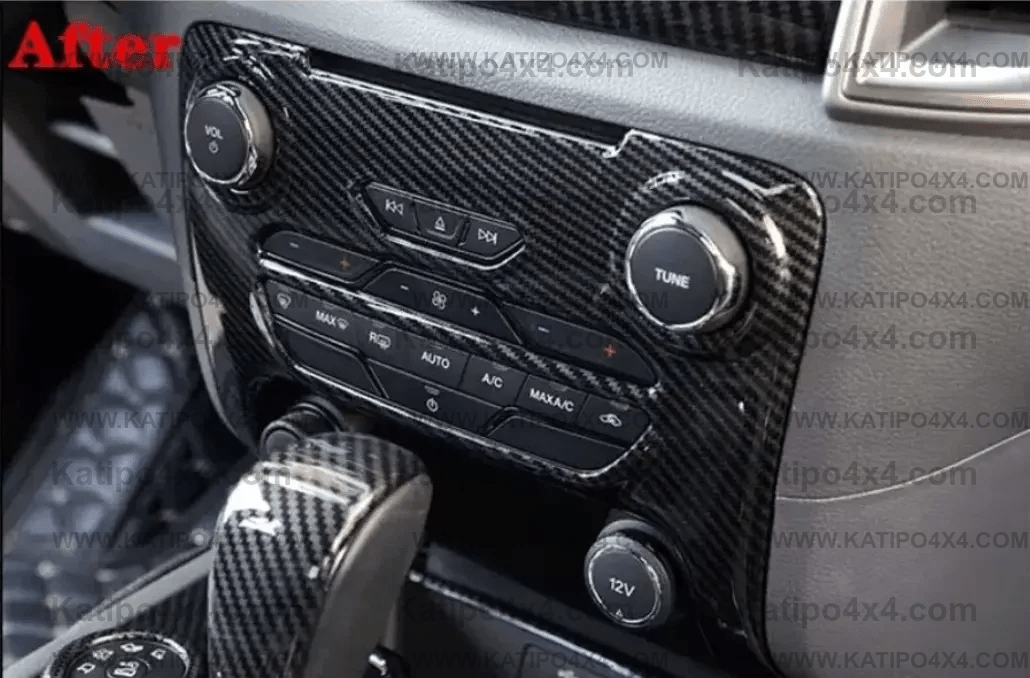 Carbon fiber interior kit decorative panel fit for Ford Ranger Everest (2015-2019) ( FREE WORLDWIDE SHIPPING )