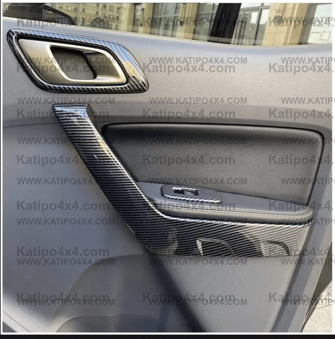 Carbon Fiber Door Trim kit Ford Ranger & Raptor 2015+ ( FREE WORLDWIDE SHIPPING )