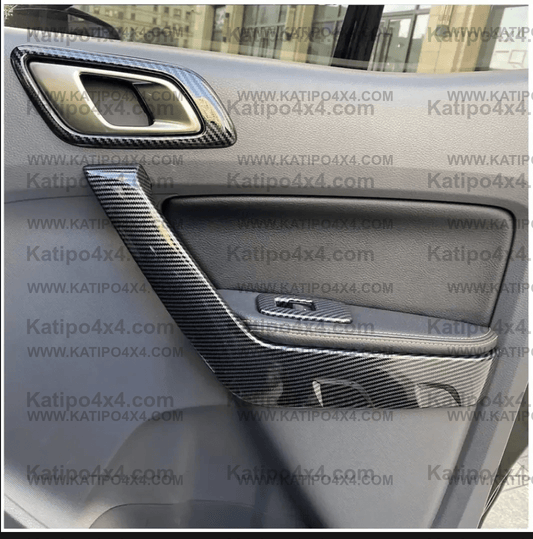 Carbon Fiber Door Trim kit Ford Ranger & Raptor 2015+ ( FREE WORLDWIDE SHIPPING )