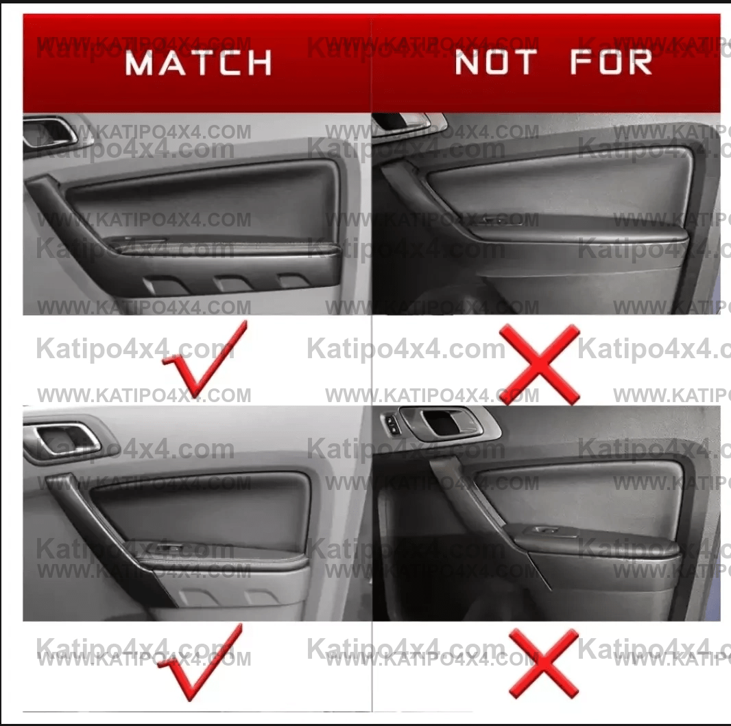 Carbon Fiber Door Trim kit Ford Ranger & Raptor 2015+ ( FREE WORLDWIDE SHIPPING )