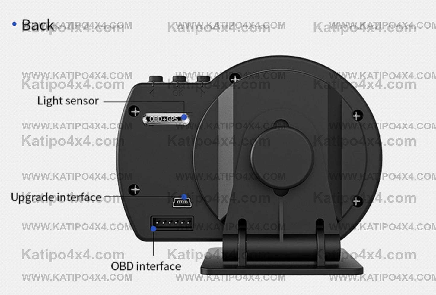 OBD2+GPS Smart Car HUD Gauge Digital Odometer, Turbo boost, Oil Temp & More