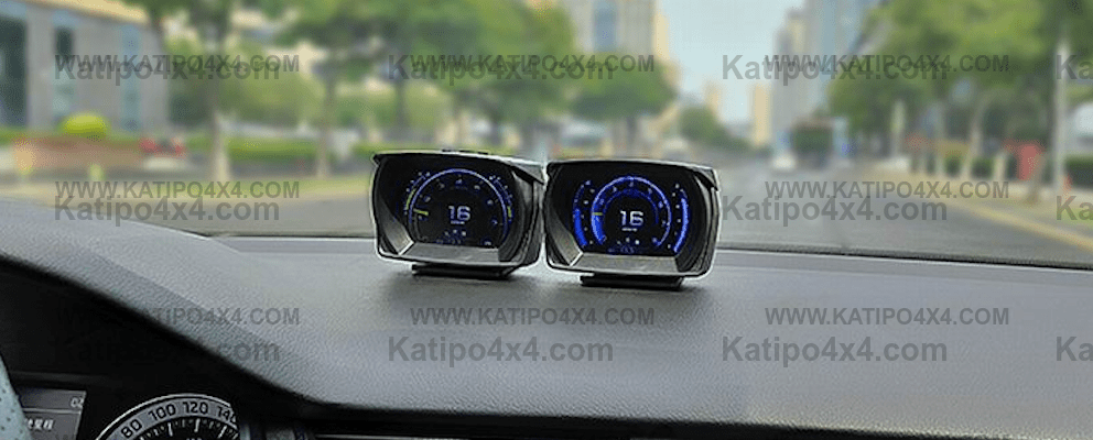 ( 1, 2 OR 3 GUAGES ) V61 Car On-board Computer 3 IN 1 HUD OBD2 Gauge GPS Speedometer Intelligent Inclinometer Alarm System ( WORLD WIDE SHIPPING )
