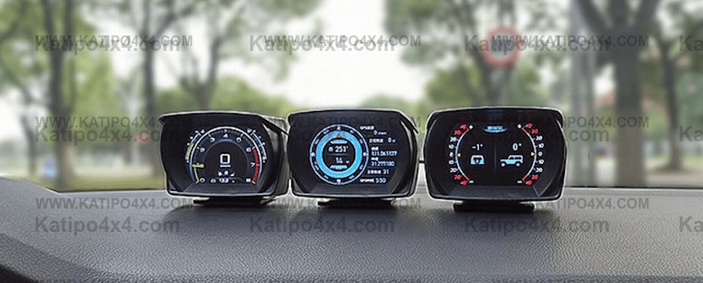 ( 1, 2 OR 3 GUAGES ) V61 Car On-board Computer 3 IN 1 HUD OBD2 Gauge GPS Speedometer Intelligent Inclinometer Alarm System ( WORLD WIDE SHIPPING )