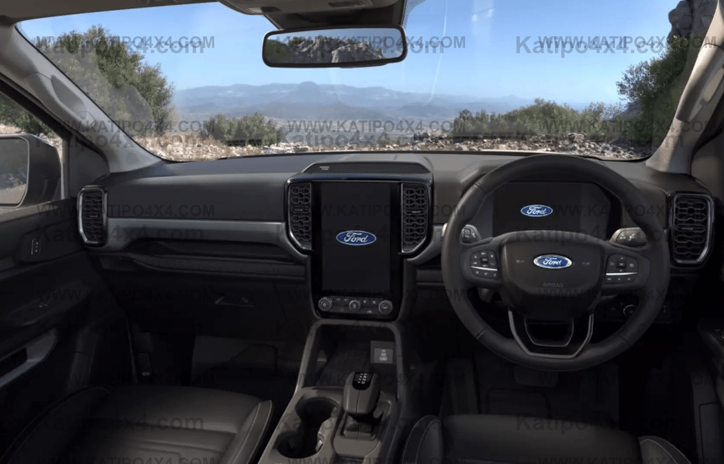 For Ford Ranger, Everest & Raptor  2022-2026+ Car GPS Navigation LCD Screen Tempered Glass Protective Film Anti-scratch Film, FREE WORLDWIDE SHIPPING