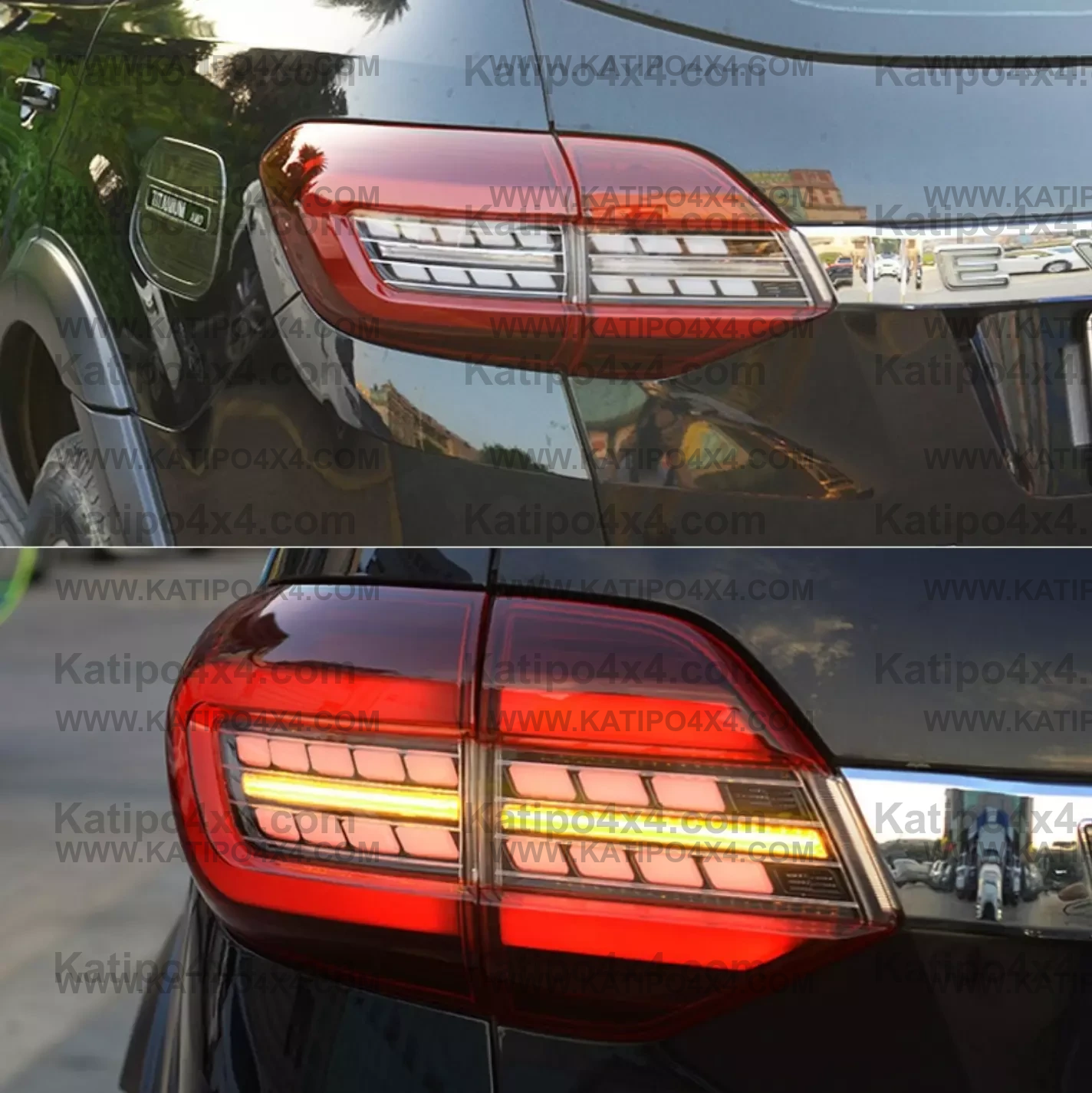 Ford Everest 2013 - 2020 Rear Running Light + Brake Lamp + Reverse + Dynamic Turn Signal FREE WORLDWIDE SHIPPING