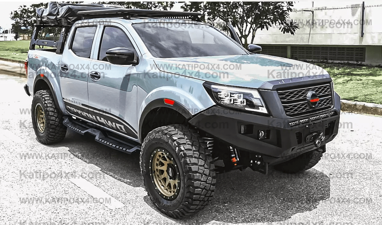 OPTION4WD - V.1 FRONT WINCH BAR - NISSAN NAVARA 2020+