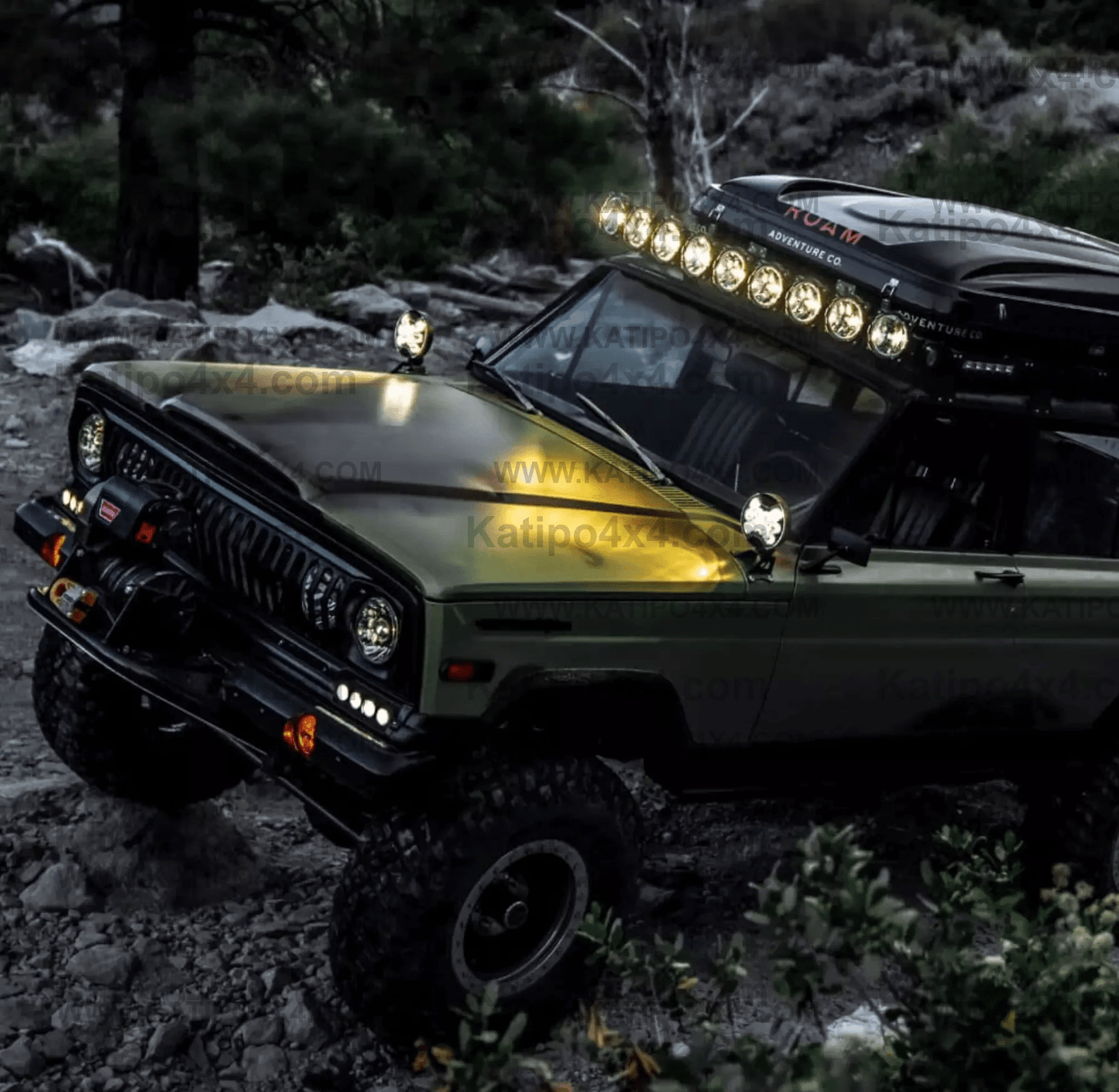 KC - 6" SlimLite LED - 2-Light System - 50W Spot Beam