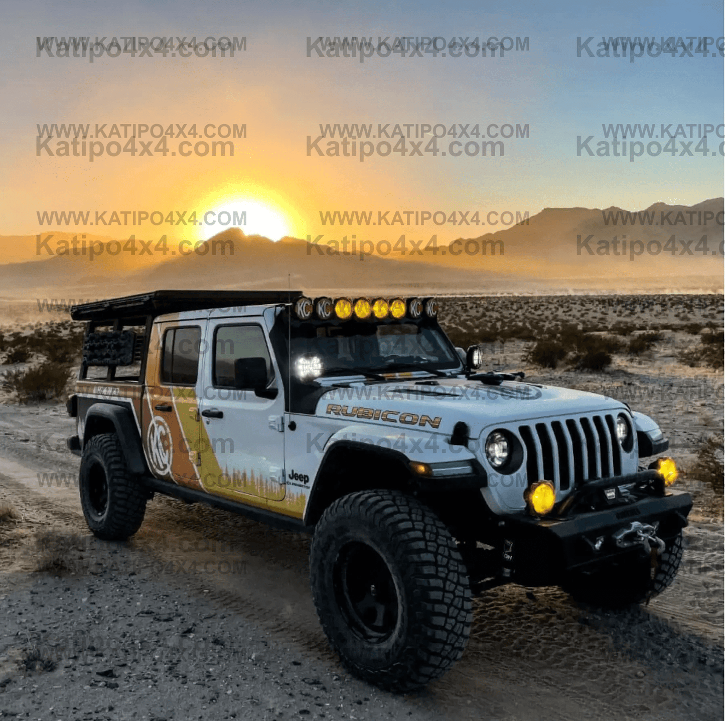 KC - 6" SlimLite LED - 2-Light System - 50W Spot Beam
