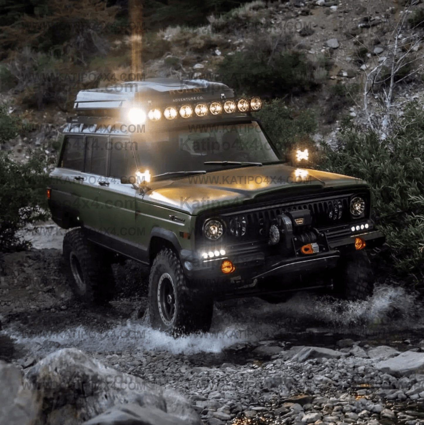 KC - 6" SlimLite LED - 2-Light System - 50W Spot Beam