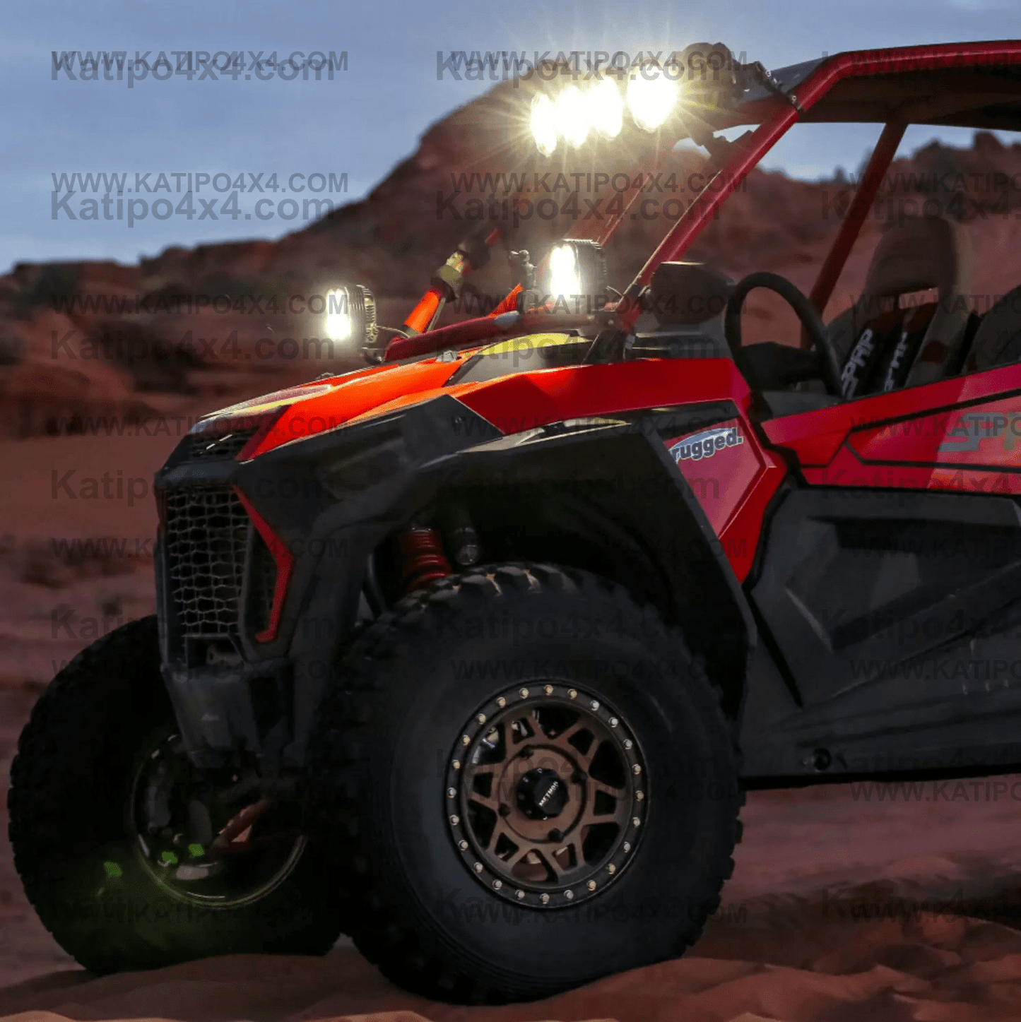 KC FLEX ERA® 4 Master Kit - 80W Combo Beam - Designed for Baja Racing
