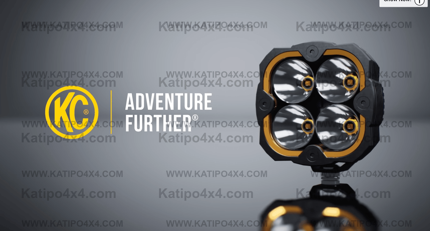 KC FLEX ERA® 4 Master Kit - 80W Combo Beam - Designed for Baja Racing