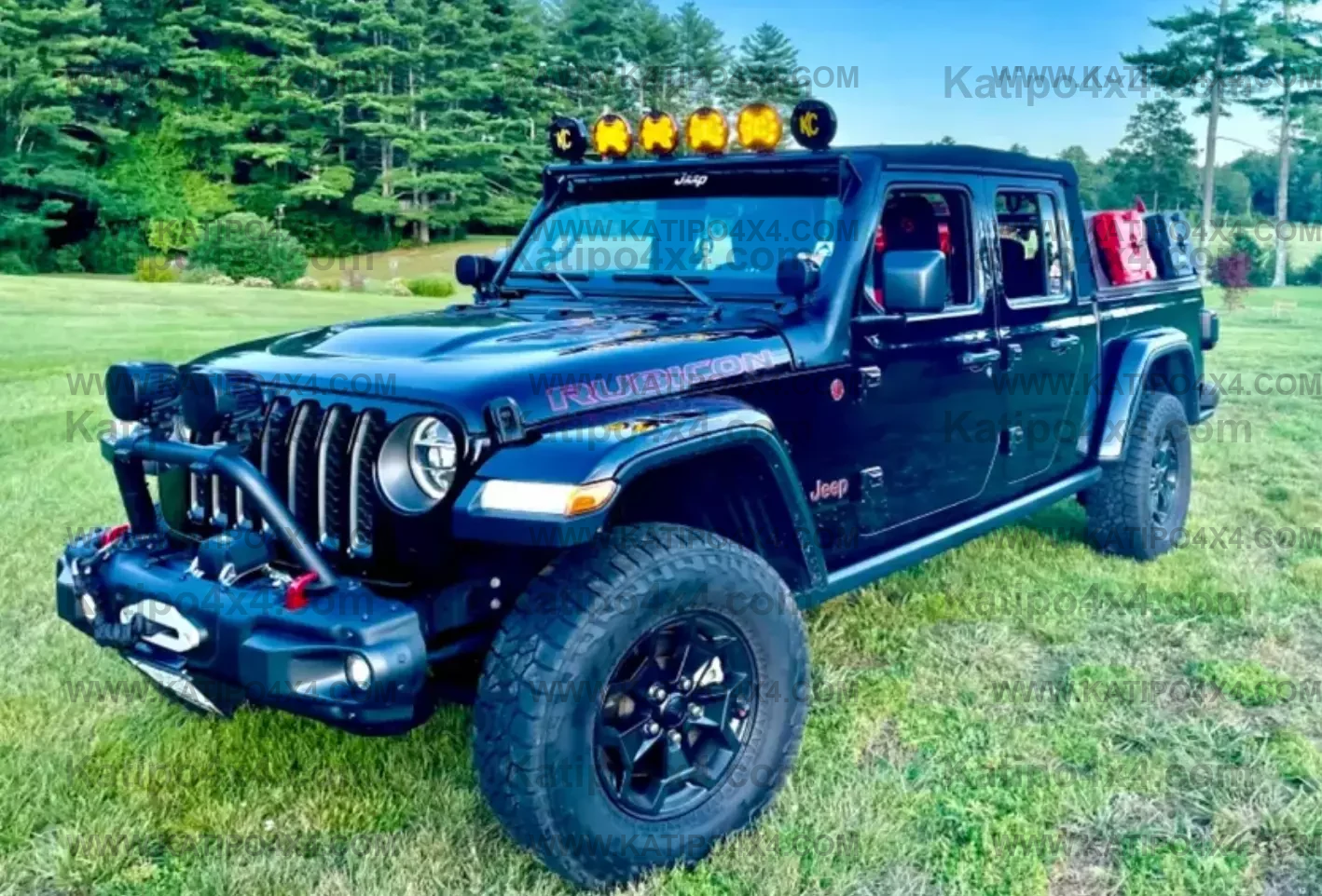 50" KC Xross Bar - Overhead - SlimLite LED - 6-Light System - 300W Spot Beam - 18-23 Jeep JL / JT