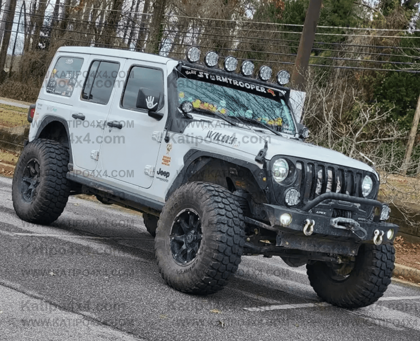 50" KC Xross Bar - Overhead - Apollo Pro Halogen - 6-Light System - 600W Combo Beam - 18-23 Jeep JL / JT
