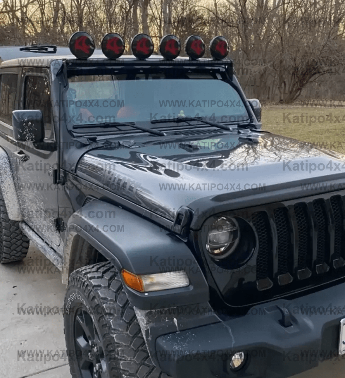 50" KC Xross Bar - Overhead - Apollo Pro Halogen - 6-Light System - 600W Combo Beam - 18-23 Jeep JL / JT