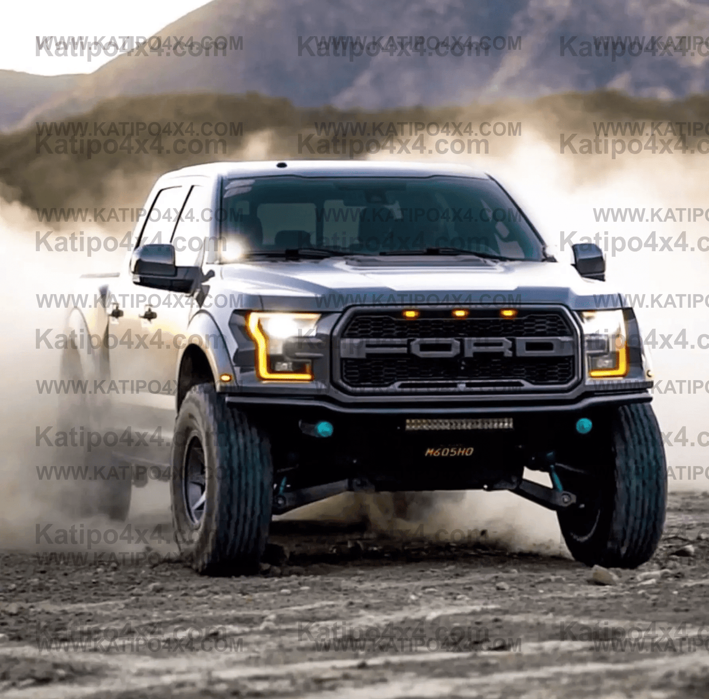 Bracket Set - Pillar / Ditch Mount - Pair - for 15-20 Ford F-150/Raptor
