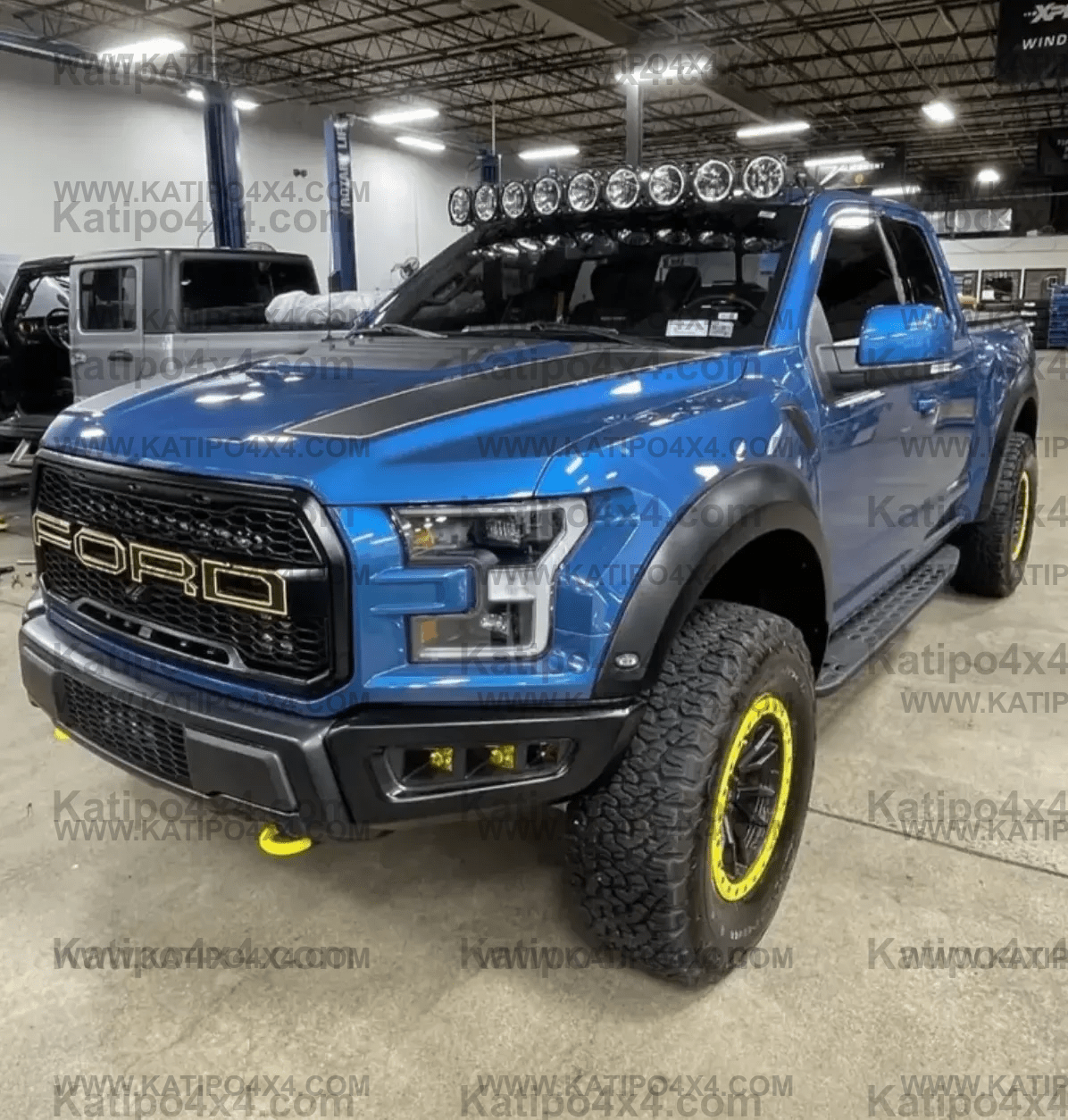 Bracket Set - 57" Pro6 Gravity® LED - Overhead Mount - Pair - for 15-20 Ford F150 / Raptor